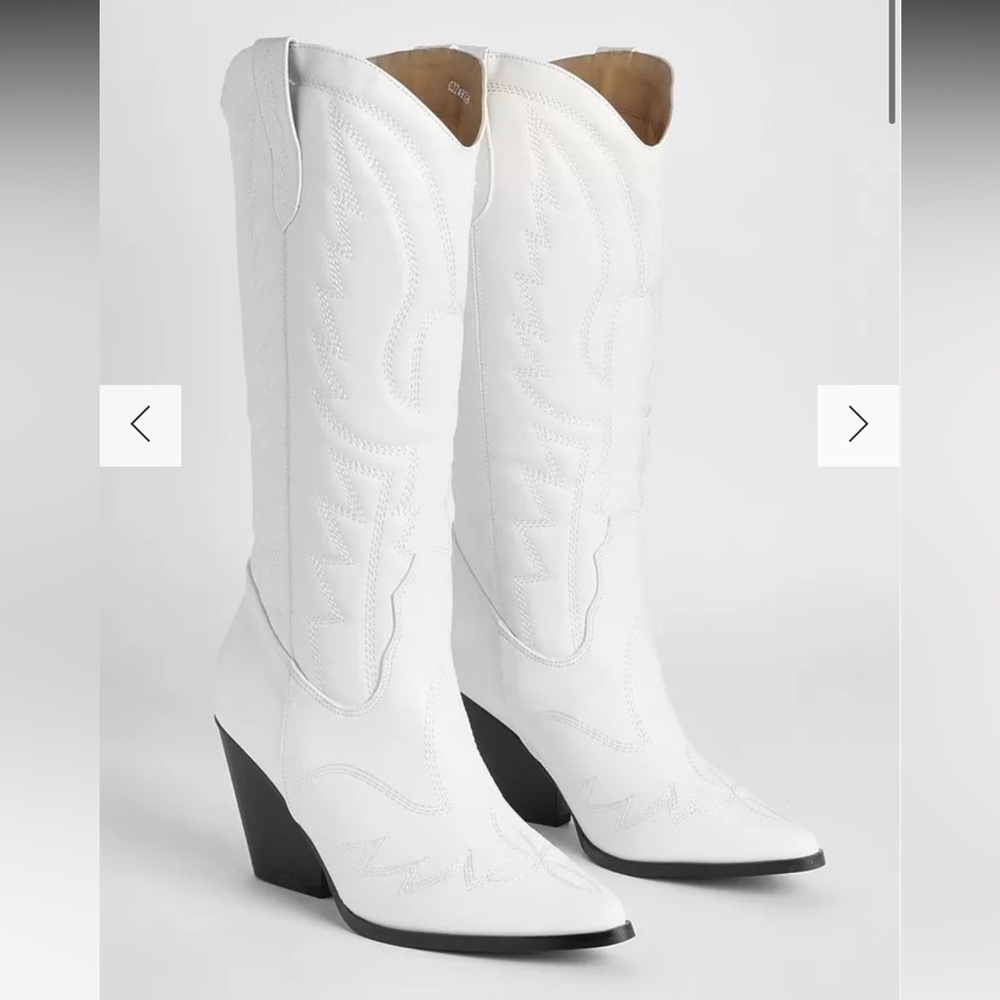 Knee high cowboy boots